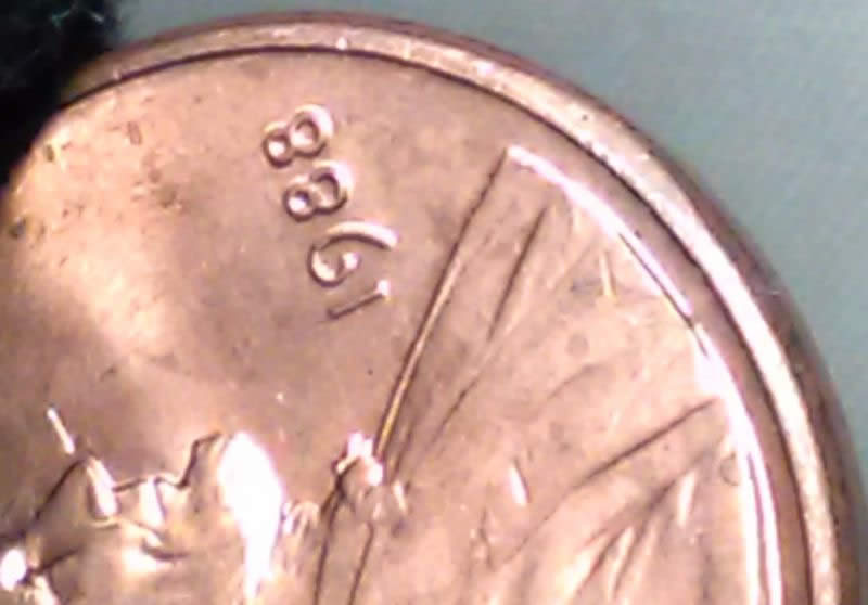 1988-P-Lincoln-Cent-With-Small-Rim-Clip-I-Think?